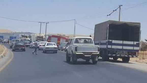 الرمثا : اصابة 5 عسكريين بحادث سير