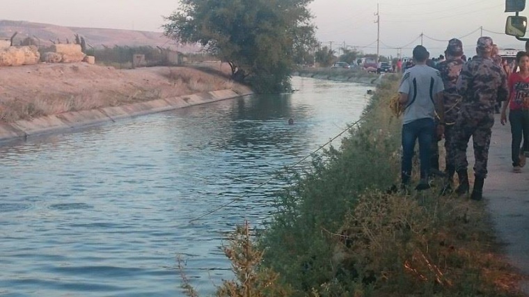 غرق طفلين في قناة الملك عبدالله