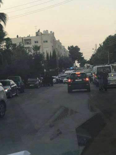 السفارة الاسرائيلية في عمان “اصابة اردني وآخر اسرائيلي”