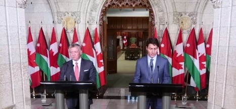 بالفيديو ..المؤتمر الصحفي لجلالة الملك ورئيس وزراء كندا