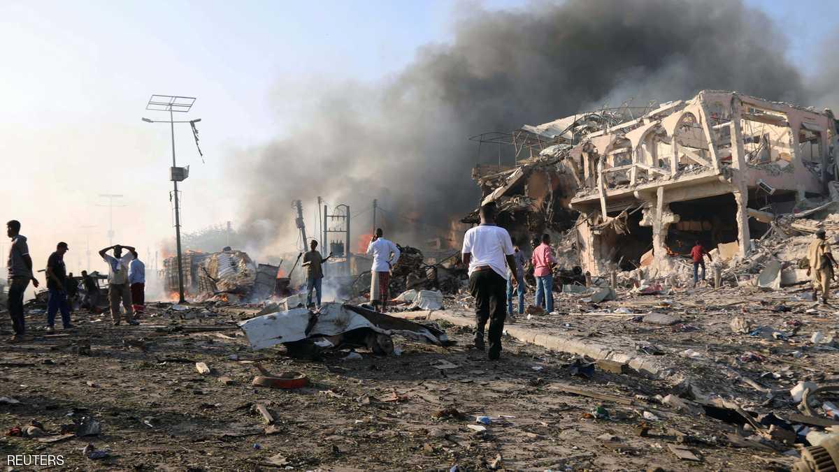 20 قتيلا و 15 جريحا الحصيلة الأولية لانفجار في العاصمة الصومالية