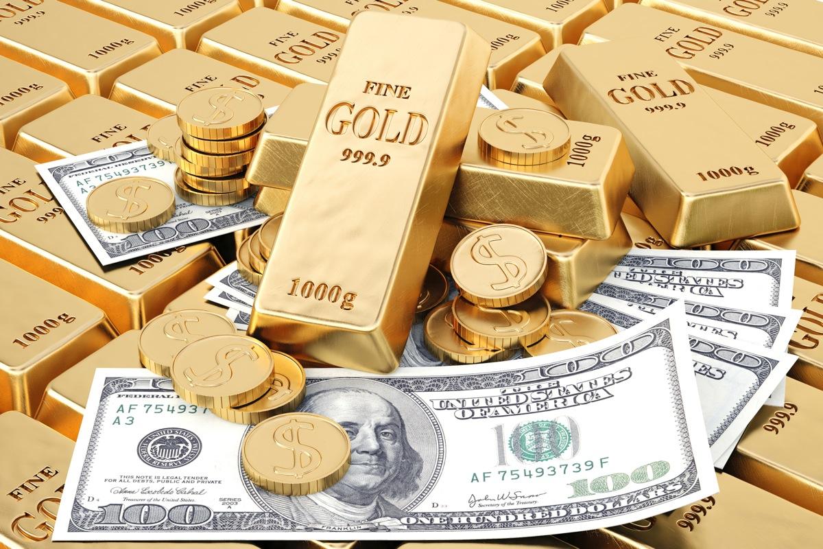 هبوط اسعار الذهب وارتفاع الدولار عالميا