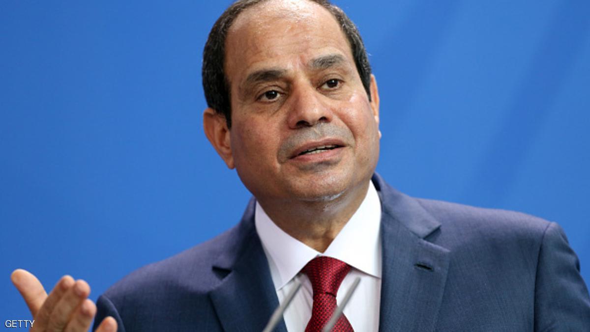 BERLIN, GERMANY - JUNE 03: Egyptian President Abdel Fattah el-Sisi speaks during a news conference with German Chancellor Angela Merkel (unseen) on June 3, 2015 in Berlin, Germany. The meeting between the two leaders was intended to increase economic and security cooperation between their two countries, which shared 4.4 billion euros ($4.8 billion) in bilateral trade in 2014. The two disagreed over human rights issues such as capital punishment. (Photo by Adam Berry/Getty Images)