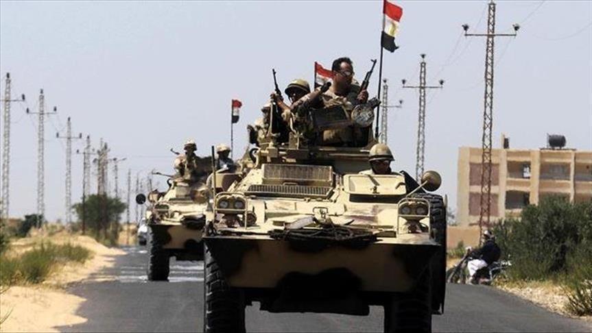 الجيش المصري يعلن مقتل مسلحين اثنين بسيناء