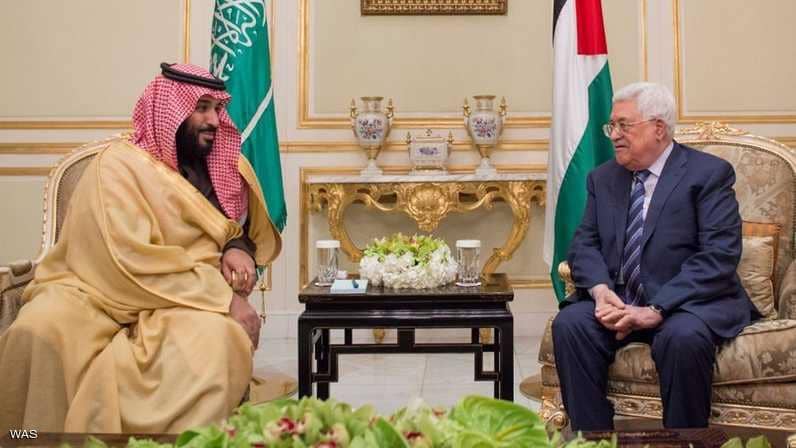 عباس يلتقي ولي العهد السعودي