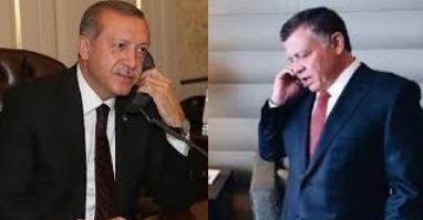 أردوغان يهاتف الملك بأمر القدس