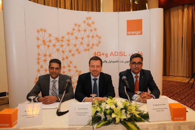 Orange الأردن تقدم خدمتي الجيل الرابع المتقدم (4G+) والفايبر في الجنوب