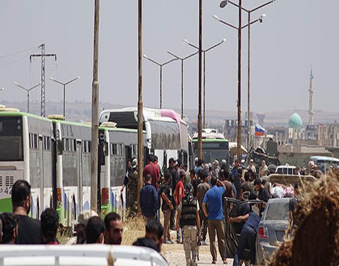 انتهاء عملية إجلاء سكان الفوعة وكفريا بسوريا