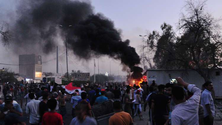 6 قتلى و60 جريحا من المتظاهرين بالبصرة
