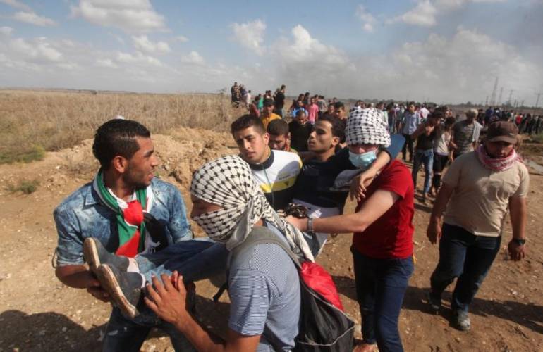 غزة : استشهاد شاب فلسطيني شرق جباليا