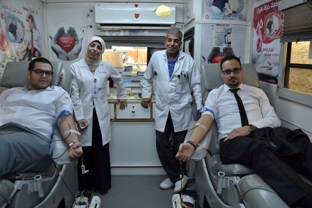 بالصور… الاردني الكويتي ينظم حملة للتبرع بالدم