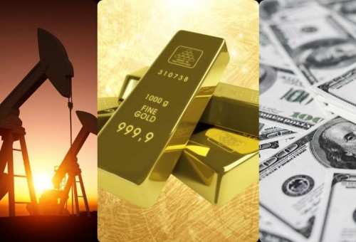 تراجع أسعار النفط والدولار عالميا والذهب يشهد ارتفاعا للاسبوع الخامس