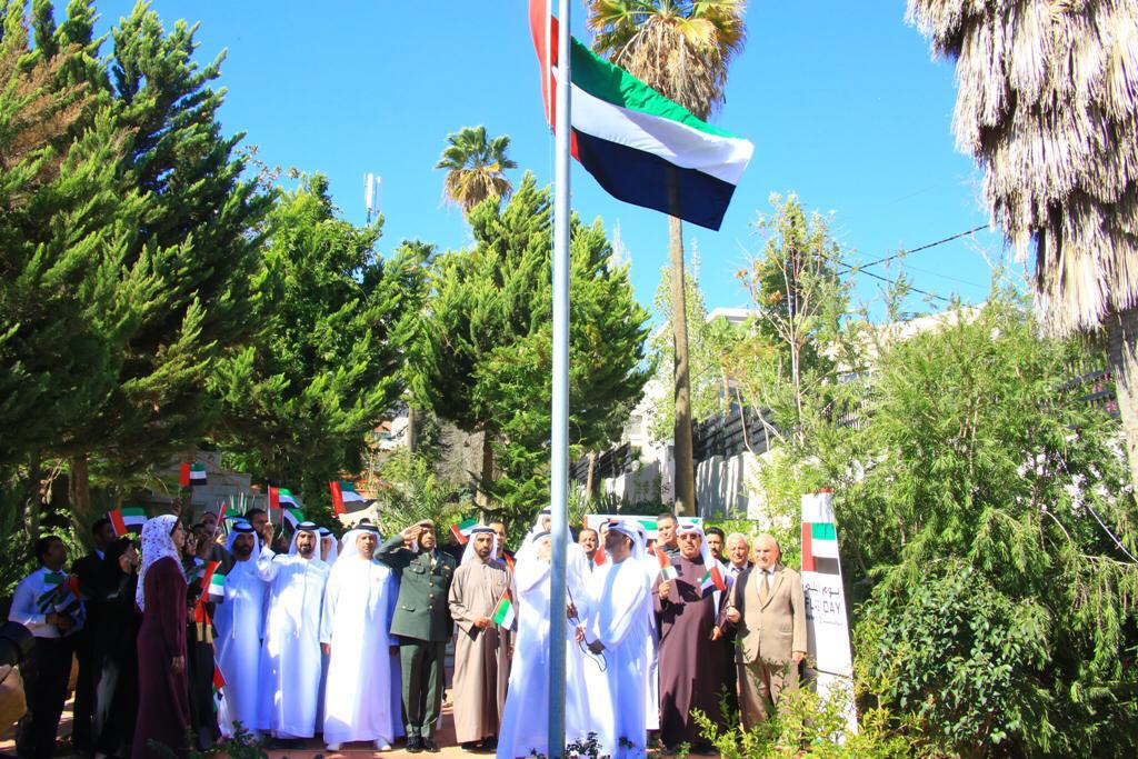 سفارة الإمارات لدى الأردن تحتفل بمناسبة يوم العلم