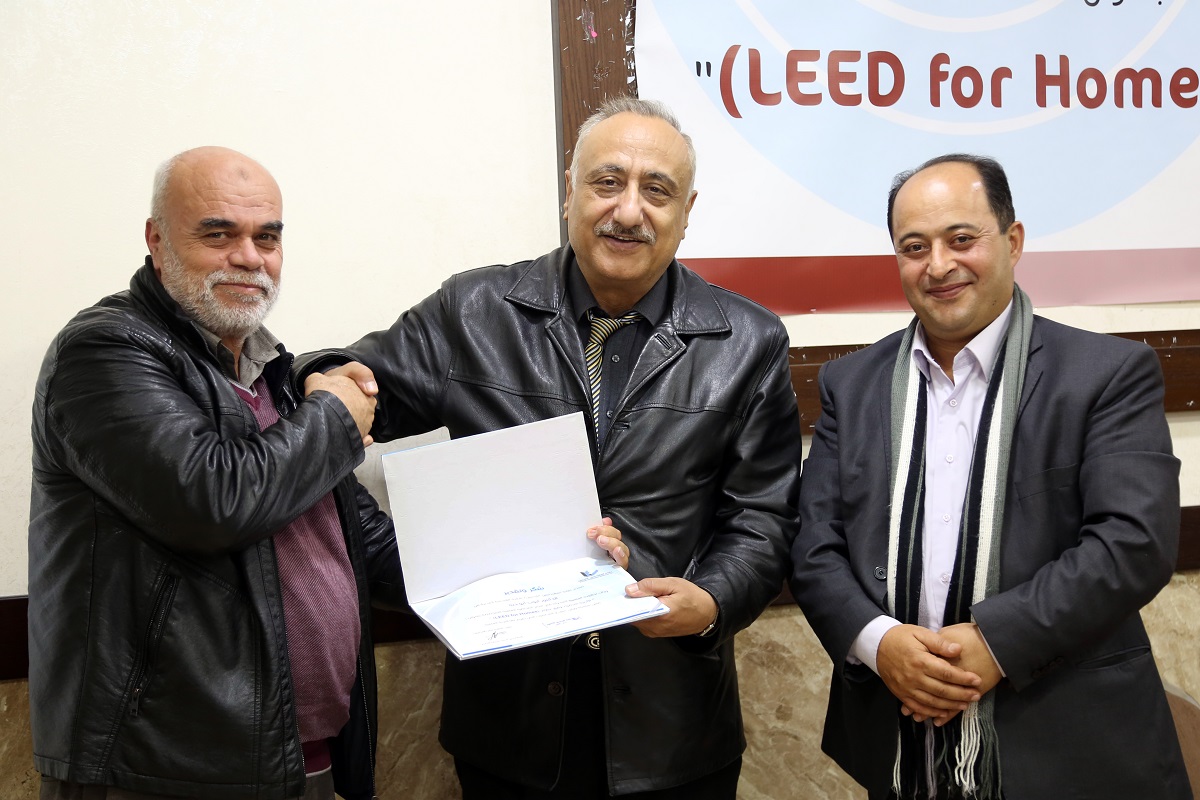 نشاط بعنوان “الأبنية الخضراء وفق نظام LEED for homes”