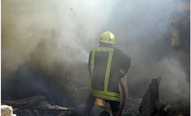 دير علا : اخماد حريق بمركز صحي