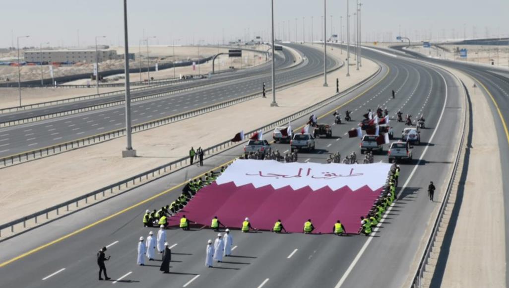 قطر تدشن أكبر مشاريع الطرق في البلاد