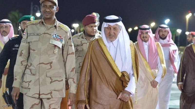 نائب رئيس المجلس العسكري السوداني يصل السعودية