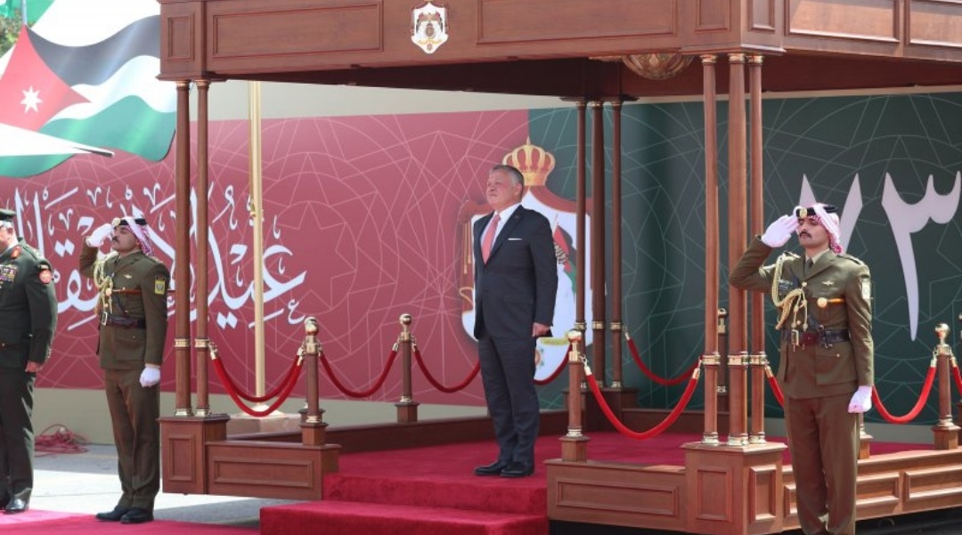 الملك يرعى الاحتفال الوطني بمناسبة العيد الثالث والسبعين للاستقلال
