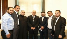 العيسوي يلتقي وفدين من منتدى الهاشميه الثقافي وجمعية فداك يا وطن