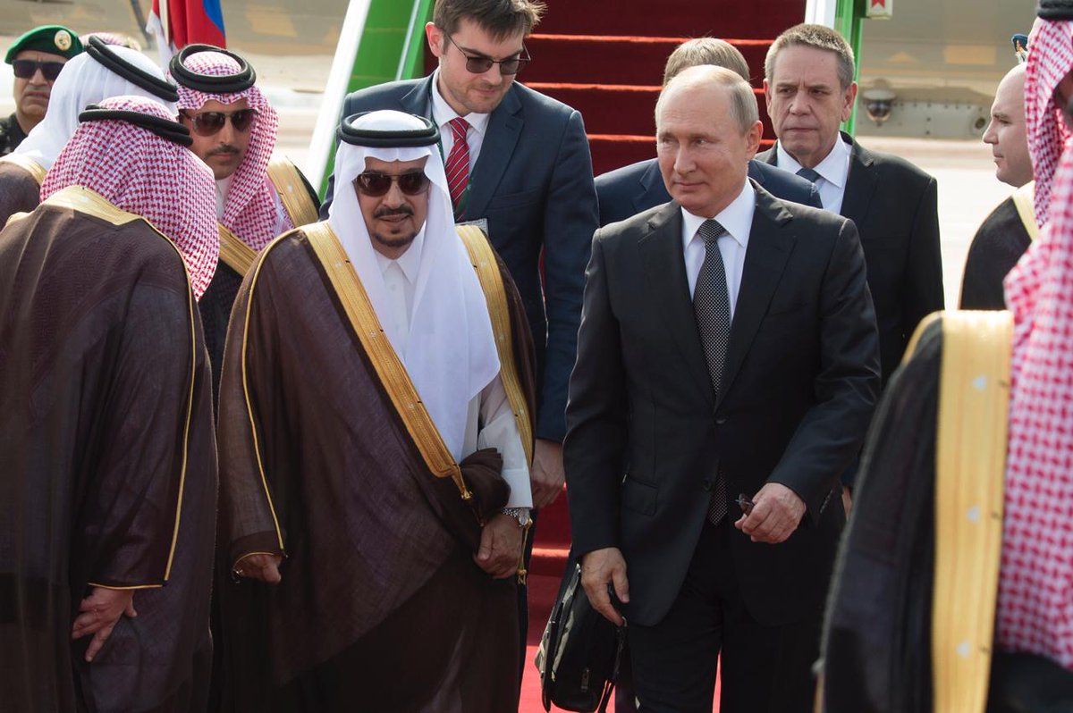 الرئيس الروسي يصل السعودية ..فيديو