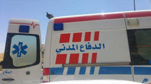 وفاة شخص وإصابة ثلاثة آخرين اثر حادث تدهور في محافظة الكرك