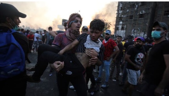 بغداد : 100 قتيل و 2000 مصاب حصيلة المظاهرات