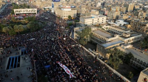 بغداد تشهد اليوم الجمعة اضخم احتجاج منذ سنوات