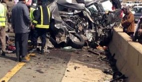 مصر : مصرع 12 شخص في حادث سير