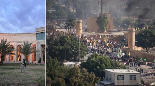 عاجل .. سقوط صواريخ في محيط السفارة الأميركية في بغداد