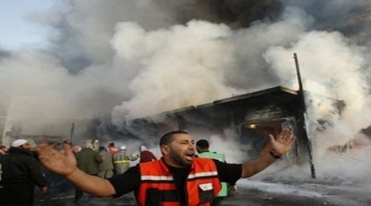 يهود متطرفون يحرقون مسجدا في بيت صفافا