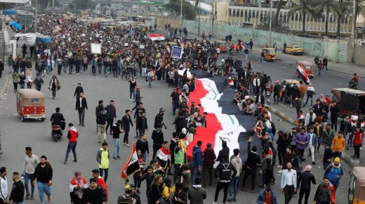 بغداد : بدعوة من الصدر مظاهرات تدعو لخروج الجيش الأمريكي