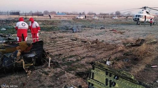 مصرع 170 شخصا بتحطم طائرة أوكرانية فوق إيران صور وفيديو