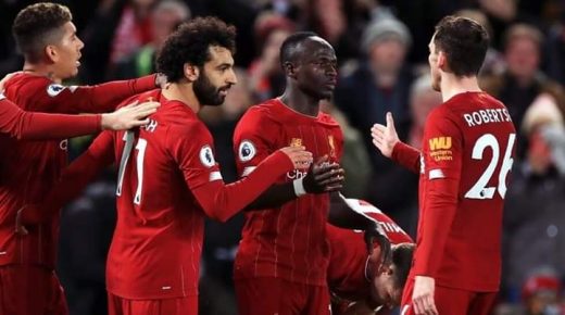 ليفربول يرفع رصيده إلى 58 نقطة في الدوري الإنجليزي الممتاز