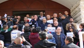 اعتصام للصحفيين رفضا لصفعة القرن