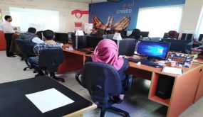 تخريج الدفعة الثانية من طلبة مختبر Orange اليرموك الإبداعي (OYIL)