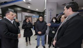 افتتاح خيمة للخدمات اللوجستية في شركة جت