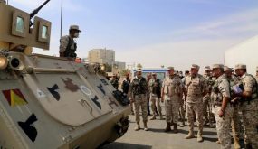 اللواء الحنيطي يتفقد نقاط غلق تابعة للمنطقة العسكرية الجنوبية