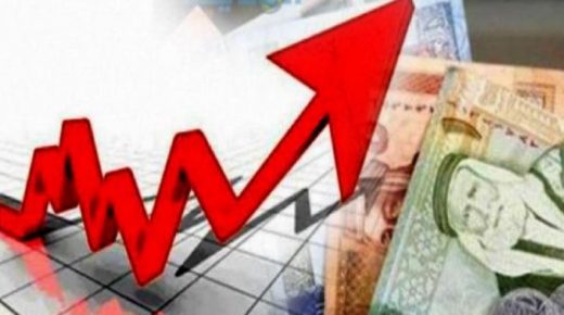 الدين العام الأردني يرتفع الى ما نسبته 5ر96 % من الناتج المحلي الإجمالي