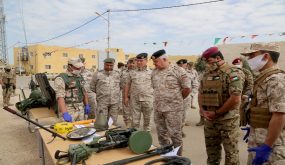 اللواء الحنيطي يزور كتيبة التدخل السريع/81