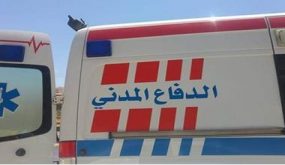 مادبا: وفاة عشرينية واصابة شخص بحادث تدهور