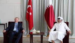 اردوغان يصل الدوحة ..صور