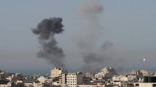 الاحتلال يقصف مواقع في غزة