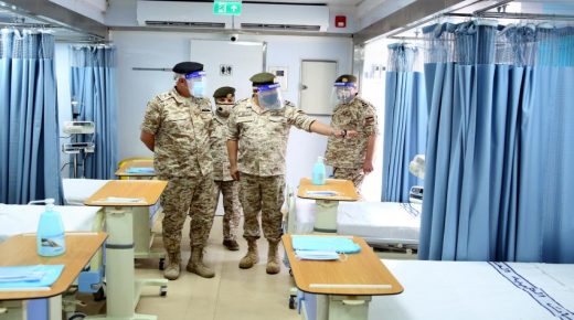 اللواء الحنيطي يفتتح مستشفى ميداني لمرضى كورونا بسعة 550 سريرا