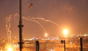 عاجل .. دفاعات السفارة الأميركية ببغداد تتصدى لصواريخ الكاتيوشا وقذائف الهاون ..فيديو