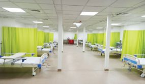 جانب من المستشفى الميداني المخصص لحالات "كورونا" في الزرقاء - (أرشيفية)