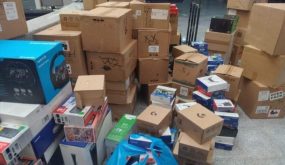 الجمارك تحبط تهريب كميات كبيرة من “اجهزة البلايستيشن”