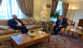 الحباشنة يلتقي أبو الغيط،، في القاهرة