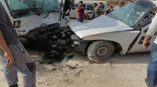 وفاة شخص واصابة ستة آخرين اثر حادث تصادم في محافظة اربد