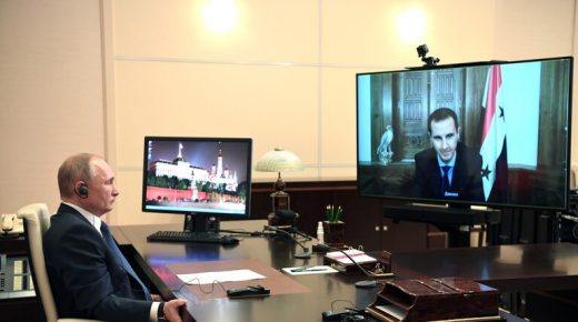 تفاصيل مكالمة تمت بوتين والأسد عبر تقنية الاتصال