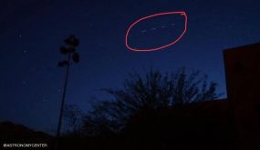 عاجل .. مركز الفلك الدولي ينشر صورة لحطام الصاروخ الصيني قبل سقوطه